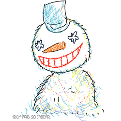 デザイン名/ 愛する雪だるまさん