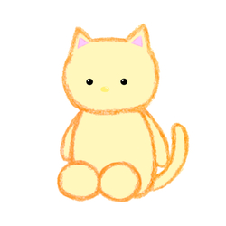 デザイン名/ アイボリーねこのぬいぐるみ