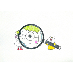 デザイン名/ hakaseと猫と