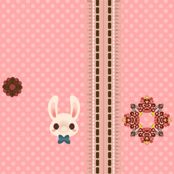 デザイン名/ うさぎちゃん みずたま。