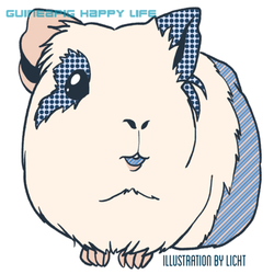 デザイン名/ Guineapig happy life02
