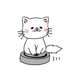 デザイン名/ お掃除にゃんこ