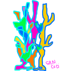 デザイン名/ サンゴTシャツ/海シリーズ2023